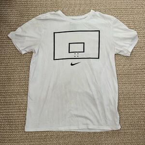 Nike mens short sleeve tee shirt white and black size medium